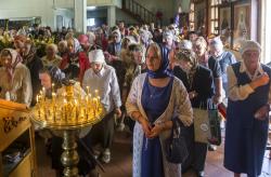 Божественная Литургия на праздник Успения Божией матери 2015 год