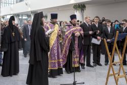 Молебен перед иконой преподобного Сергия Радонежского Молебен перед иконой преподобного Сергия Радонежского
