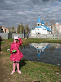 Пруд около нашего храма